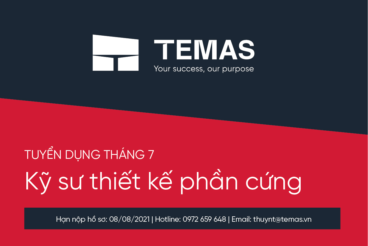 Tuyển dụng Kỹ sư R&D Thiết kế phần cứng - Hà Nội (Đã hết hạn)